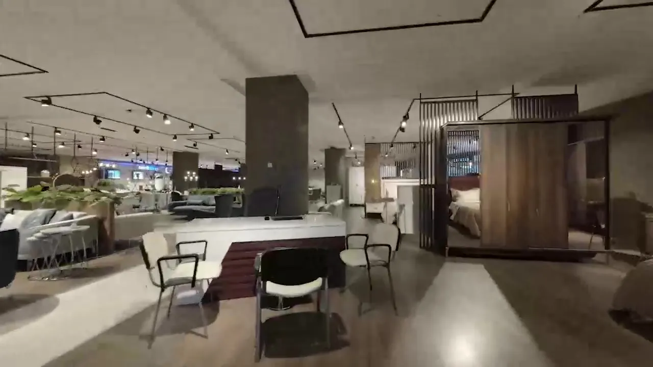 Karacalar Carpet & Furniture showroom — dining room and seating groups