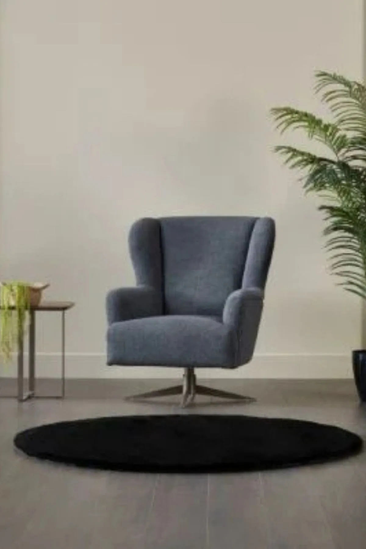 Gümüşsuyu Halı Deco Soft 15314 - Daire - Siyah